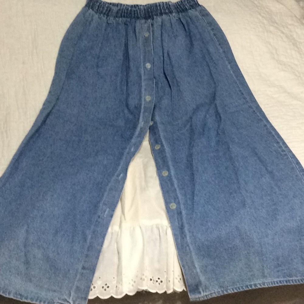 Kayo of California denim kick skirt size small A33